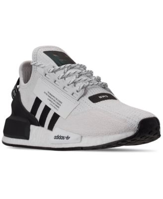 Nmd R1 Zebra Pack Core Black White Primeknit Running Shoes